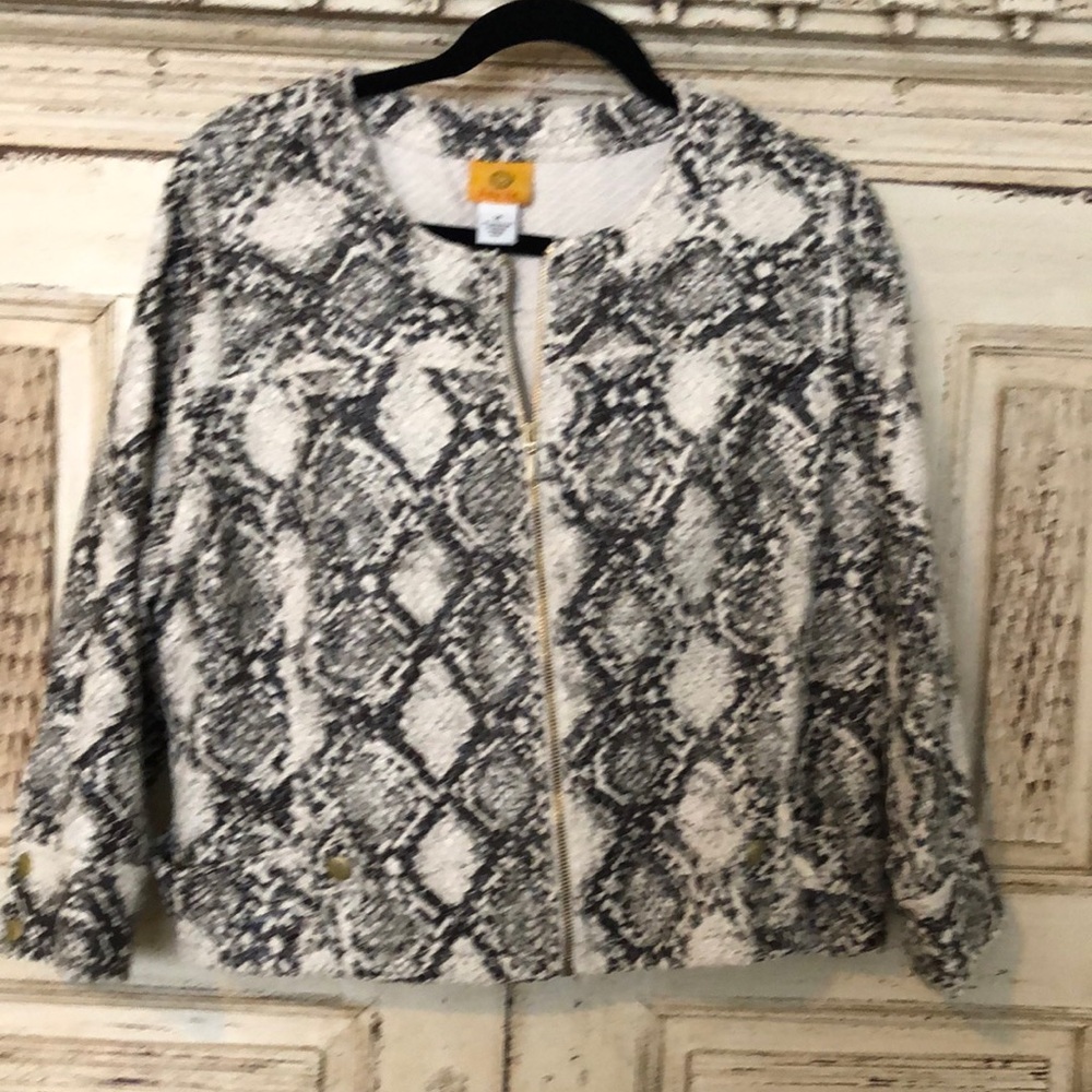 Faux-snake jacket - Size 14